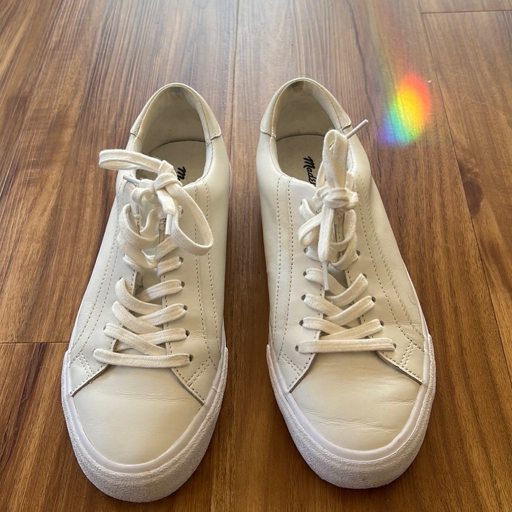 Madewell Sidewalk Low-Top Sneakers in Leather